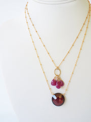 Clarity Ruby Necklace
