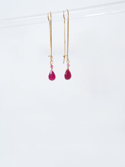Clarity Ruby Earrings