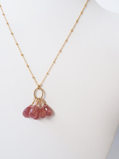 Clarity Strawberry Necklace