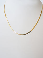 Gold Slick Necklace 3mm