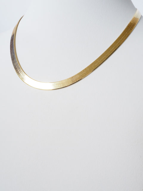 Gold Slick Necklace 5.4mm